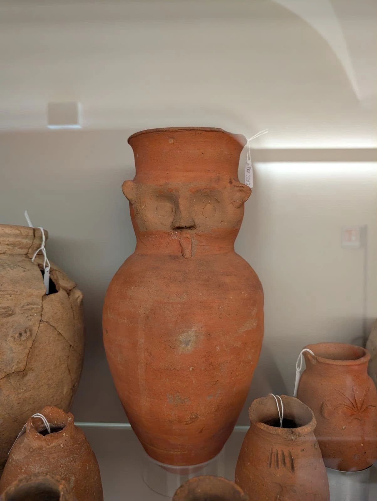 Ancient terracotta vessel from Museo Egizio